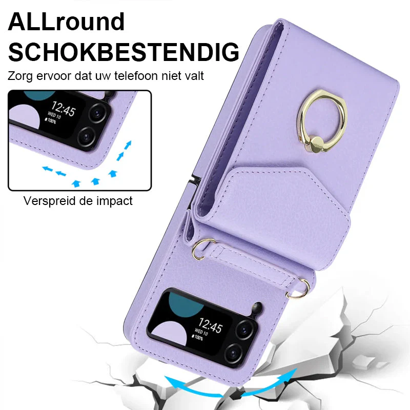 Z Flip5 Opvouwbare Messenger-telefoonhoes voor Samsung Flip4 - Image 12
