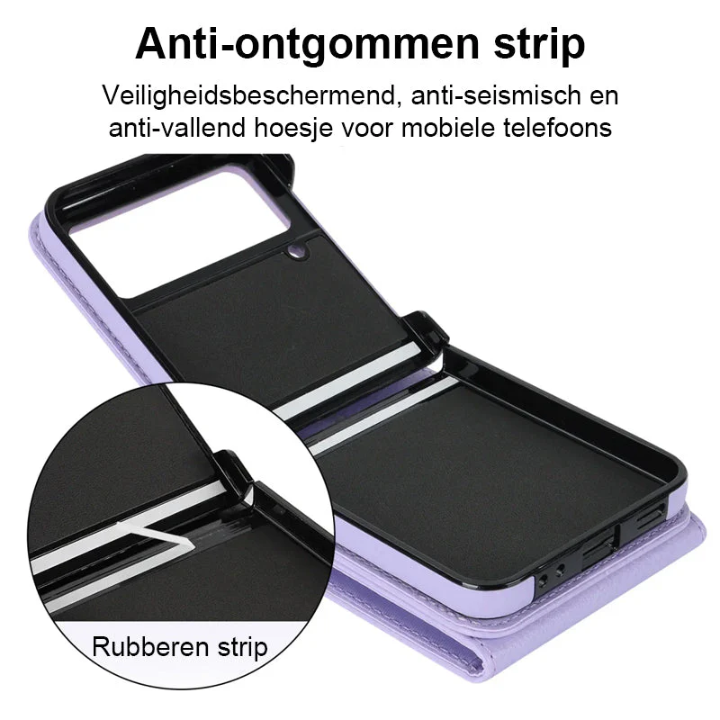 Z Flip5 Opvouwbare Messenger-telefoonhoes voor Samsung Flip4 - Image 13