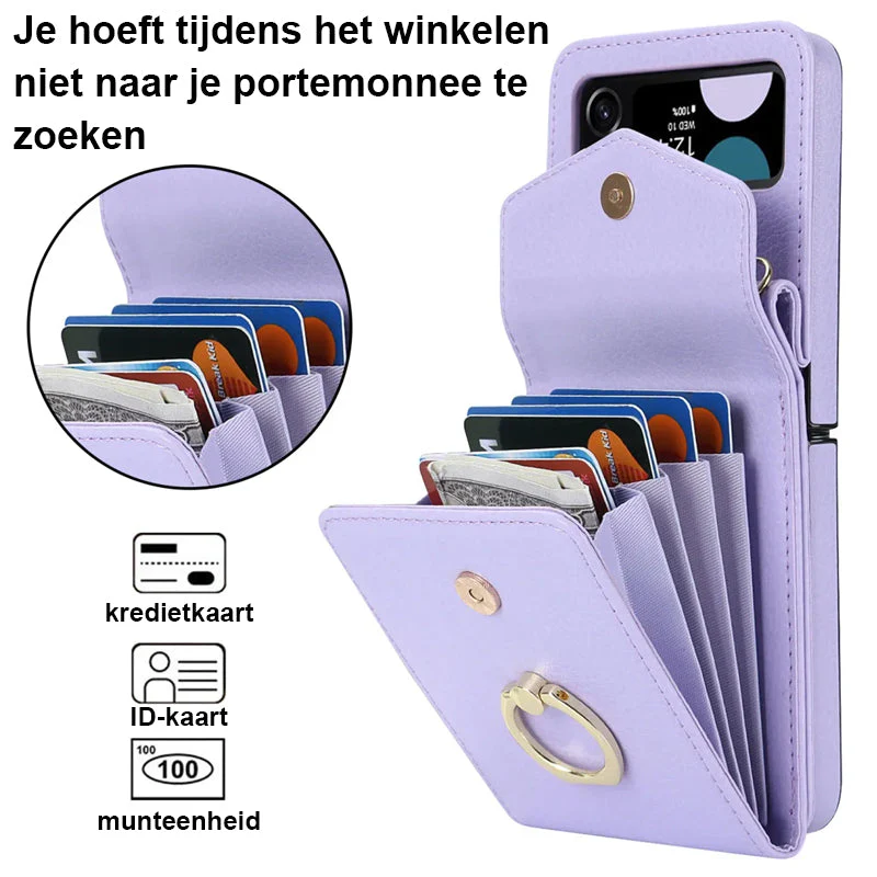Z Flip5 Opvouwbare Messenger-telefoonhoes voor Samsung Flip4 - Image 15