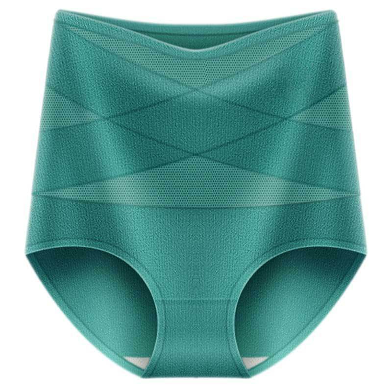 Zijden hoge taille cross-over bodyshaping slipje - Image 14