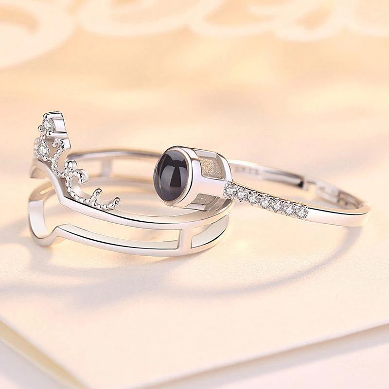 Zilveren Ring, Armband en Puzzel Juwelendoos - Image 3