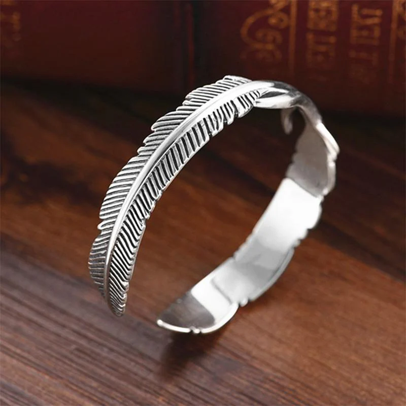 Zilveren veerarmband - Image 5