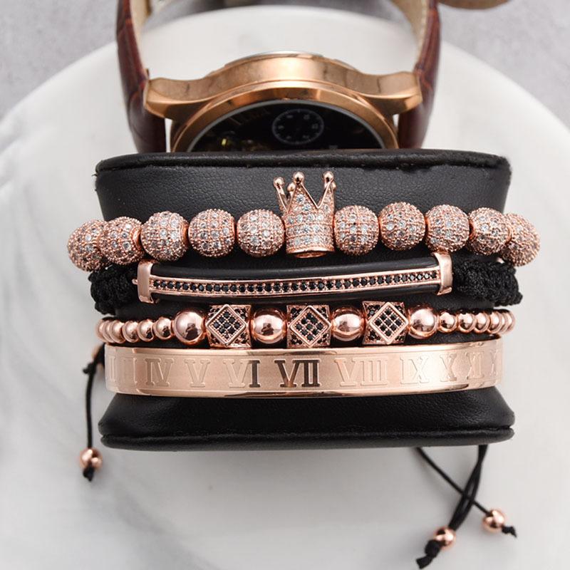 Zirkoon kroon combinatie vierdelige armbanden - Image 7