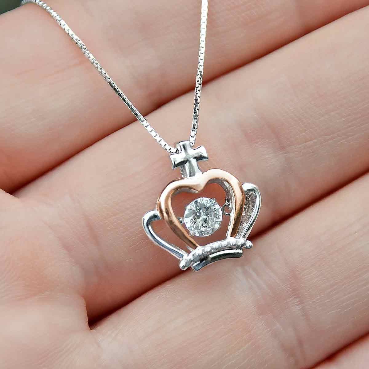 Zirkoon kroon ketting - Image 5