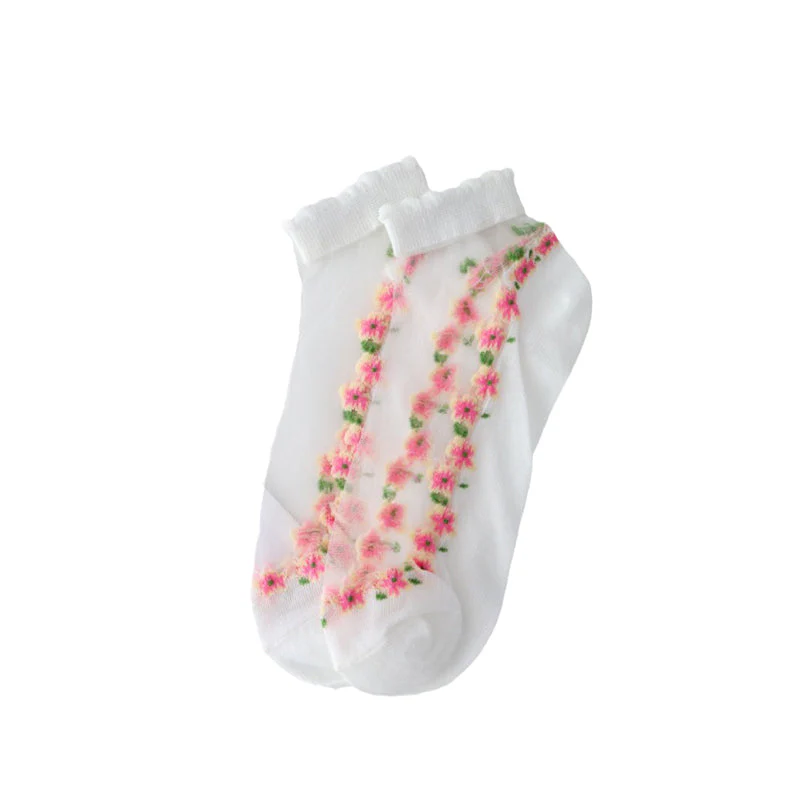 Zomer bloemen ademende sokken - Image 15