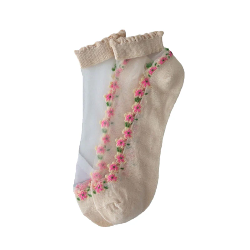 Zomer bloemen ademende sokken - Image 16