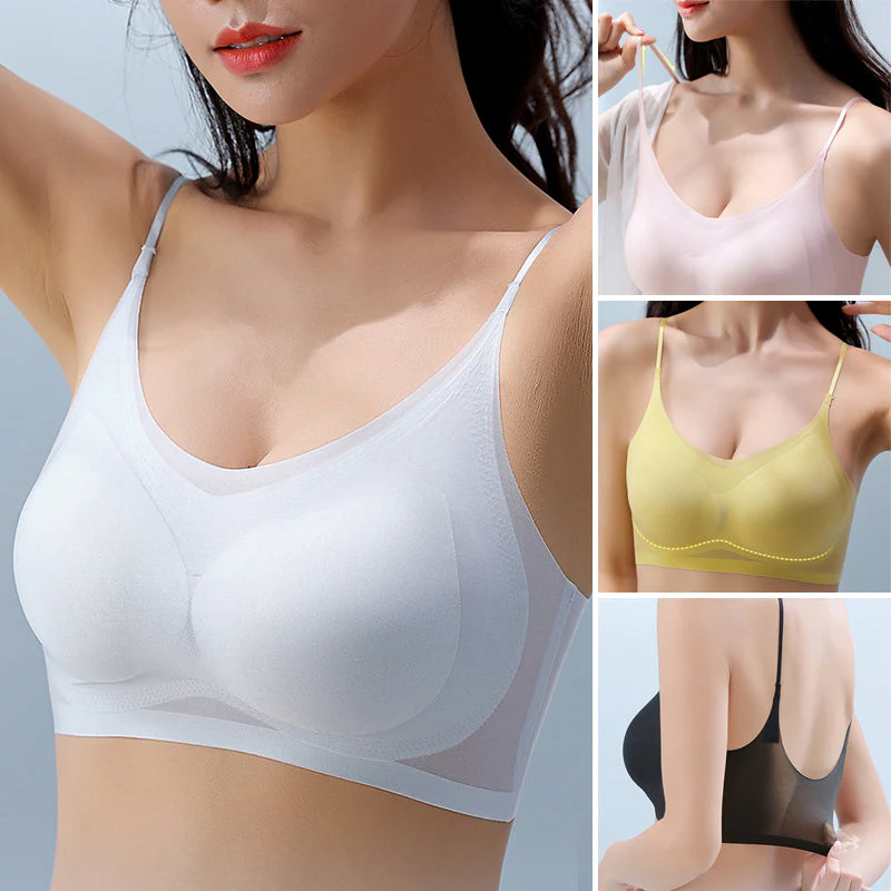 Zomer naadloze ultradunne grote maten Ice Silk Comfort BH - Image 2