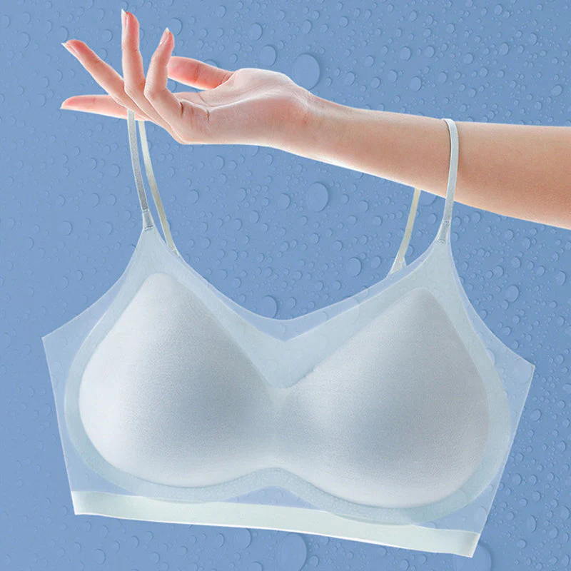 Zomer naadloze ultradunne grote maten Ice Silk Comfort BH - Image 4