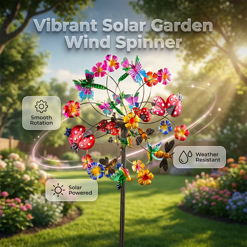 SolarSpin — Kinetische Tuinspinner | 50% KORTING - Image 6