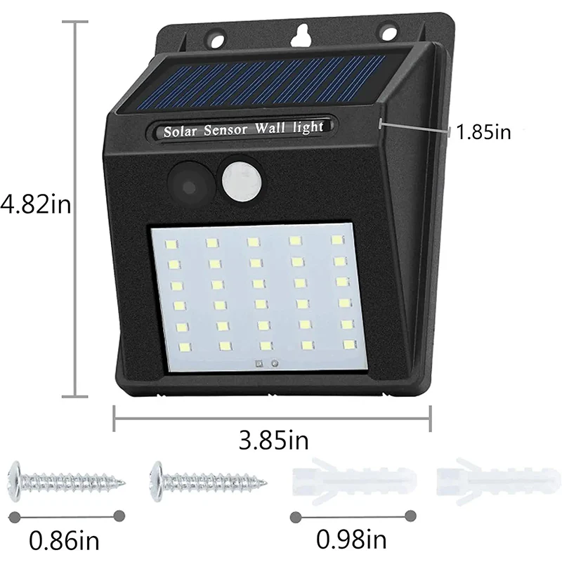 Zonne-energie LED Bewegingssensor Lamp — Heldere Beveiligingsvrijheid - Image 9