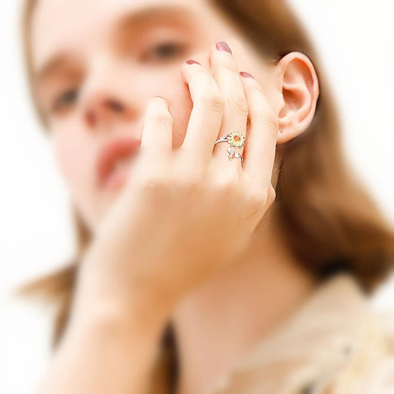 Zonnebloem Spinner Ring - Image 3