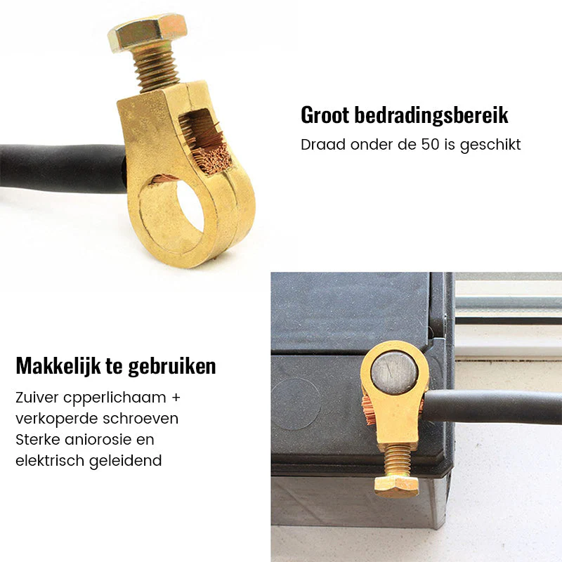 Zuiver koperen batterijverbindingsclip - Image 6